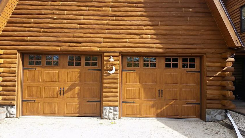 Garage Door for Log Cabin